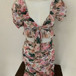 Floral two piece set